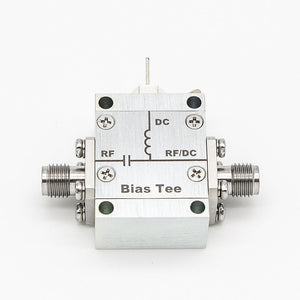 0.01-4.2GHz 50ohms DC Bias Tee RF Feedback High Current DC Block with Stainless Steel SMA Female to Female Connector