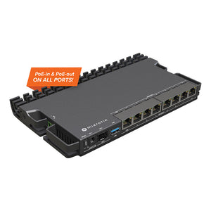Mikrotik RB5009UPr+S+IN Wireless POE Router 4-core CPU 1000M Ethernet Port USB3.0 10G SPF+ Cage