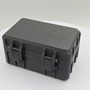 Shockproof 3D Printed Action Camera Case Storage Box (Black-and-White Logo) for DJI Action 3/4/5 Pro