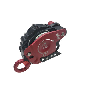 Red WK-01 Electric Ascender Descent Control Device Lift Retarder for High Altitude Operations/Rock Climbing/Rescue