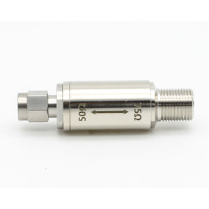 DC-3GHz Impedance Converter 50ohms to 75ohms/75ohms to 50ohms RF Impedance Adapter (SMA Male to F-Type Female Connector)