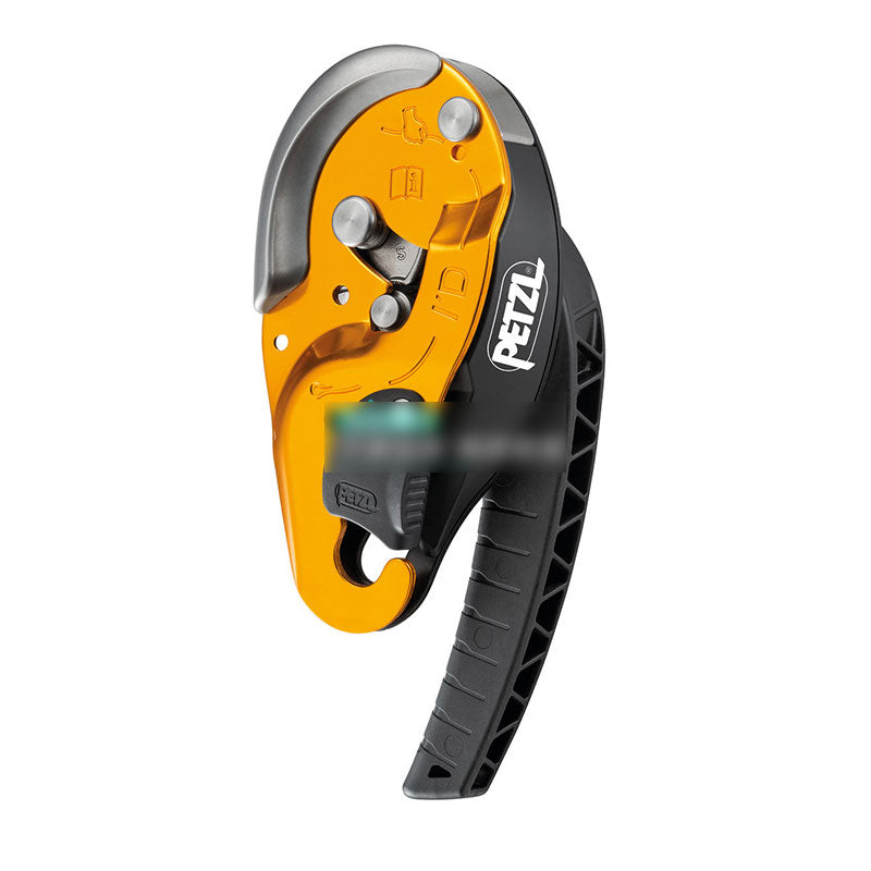IDS Orange D020AA00 Climbing Rope Descender Self-braking Descender Lift Retarder with Anti-panic Function for 10-11.5mm Ropes