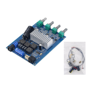 2*50W Bluetooth 5.0 Amplifier Board TPA3116 Amplifier 2 Channel Power Amp Stereo w/ Tone Knobs