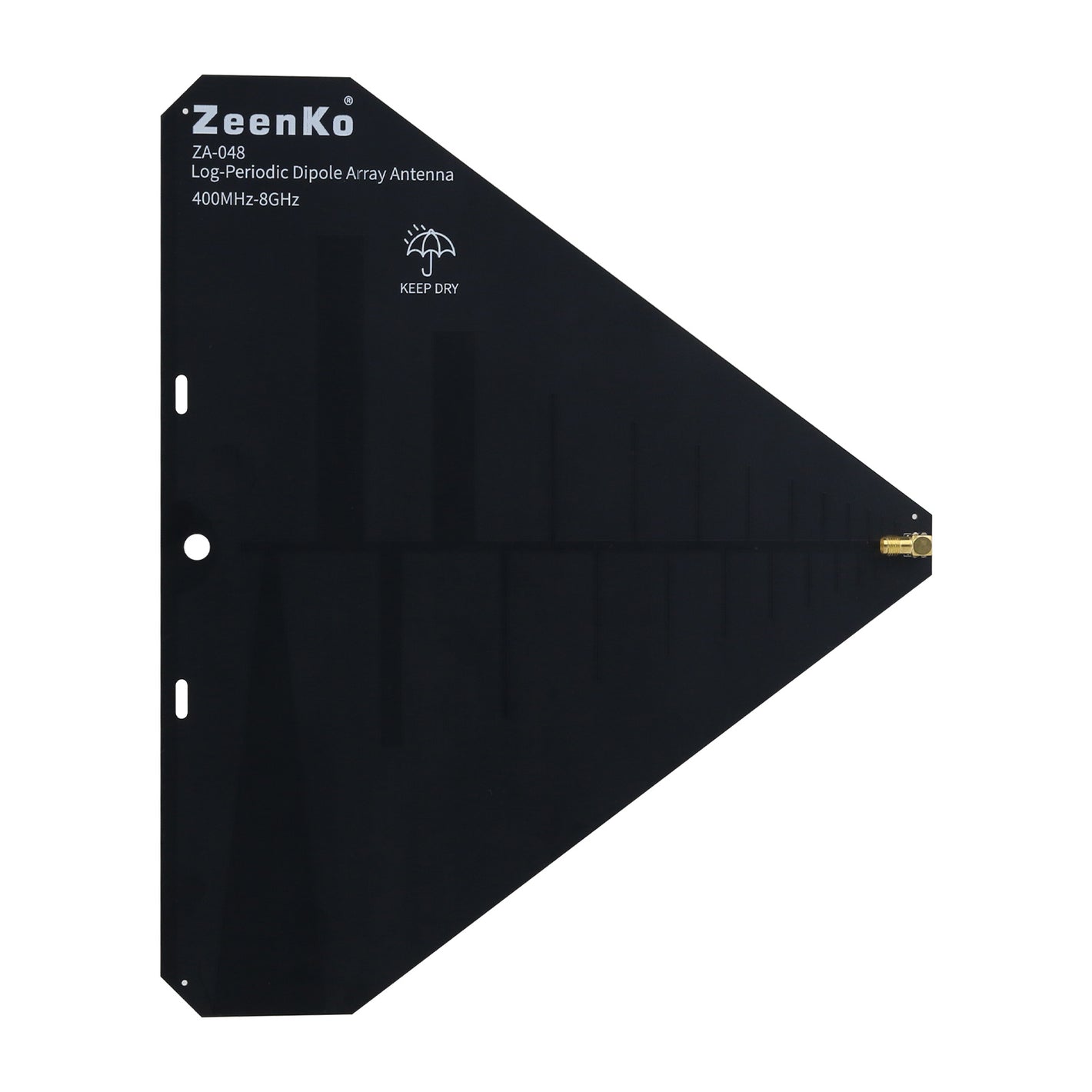 ZeenKo ZA-048 Log Periodic Antenna 400MHz-8GHz Dipole Array Antenna for Spectrum Analyzer Receiver