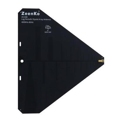 ZeenKo ZA-048 Log Periodic Antenna 400MHz-8GHz Dipole Array Antenna for Spectrum Analyzer Receiver