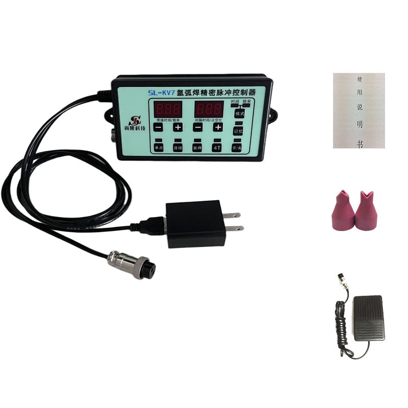 SL-KV7 Argon Arc Welding Modification Precision Pulse Controller DC5V 1A Input Support 2T/4T Function with Foot Pedal Switch