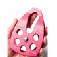 Side Panel Single Pulley Portable 7075 Aviation Aluminum Climbing Pulley 30KN for Outdoor Mountaineering/Rescue