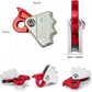 15KN Manual Control Anti-fall Device Aluminum-magnesium Alloy Climbing Safety Rope Locker for 9-12mm Ropes