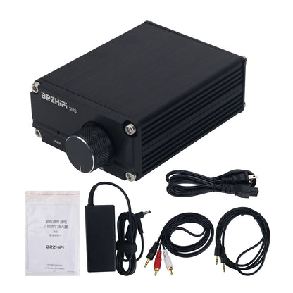 BRZHIFI B3 Mono 100W HiFi Digital Professional Low Frequency Power Amplifier High Power Bass Amplifier with Power Adapter