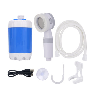 5L/min 5000mAh Portable Shower Electric Shower Battery Powered Shower for Camping Construction Sites