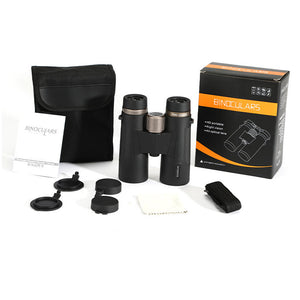 12X42BO-ED Black ED Binocular Telescope HD BAK4 Prism High Precision Night Vision Goggles IP67 Waterproof