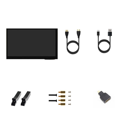 MPI7010 7-inch HDMI-compatible IPS Display 1024x600 Support USB Dimming Function for Raspberry Pi