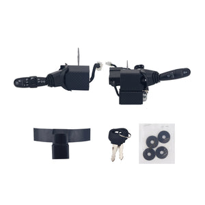 V10 Car Light Turn Signal Wiper Switch Adapter Racing Game Simulator Steering Wheel Accessory (Support Key Start) for PXN V10