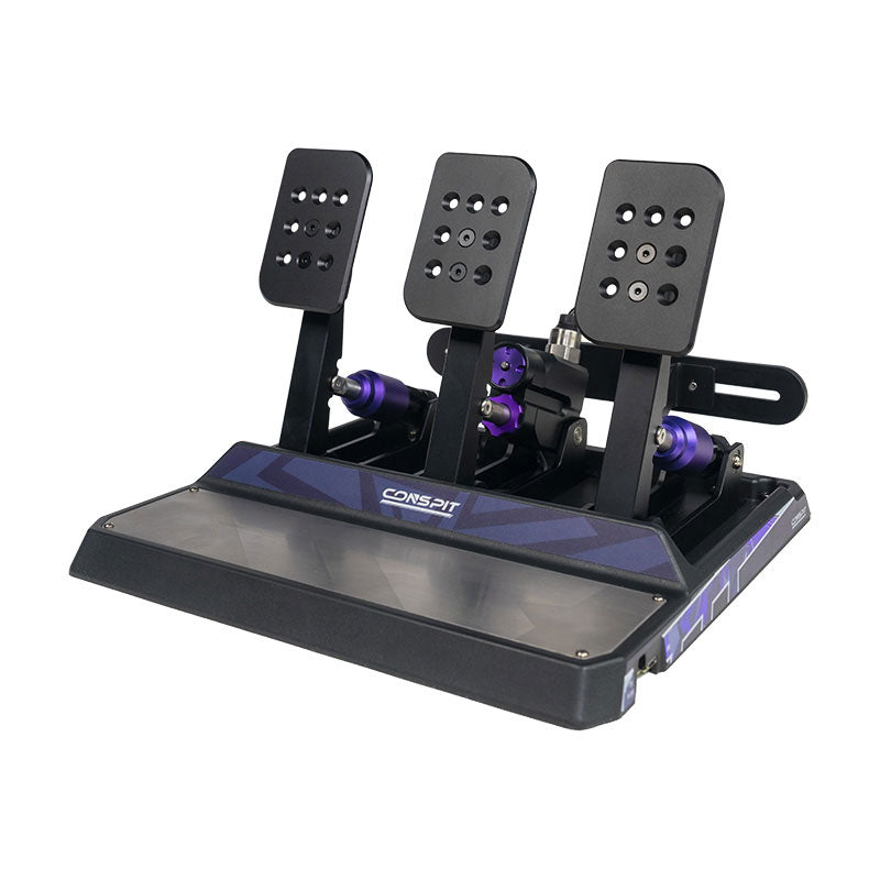 CONSPIT CPP APEX Hydraulic Pedals Racing Pedals Sim Racing Simulator (3-Pedal Set Including Clutch)