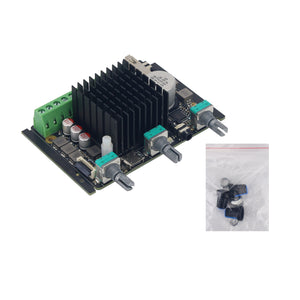 2.1 Bluetooth DSP Power Amplifier Board 50x2+100W 31-Segment Independent EQ Support for Android Cellphone/Computer Tuning