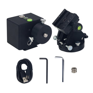 Third Generation Upgraded Version 3D-Printed Harmonic Equatorial Mount with Latitude Adjustment Base Set