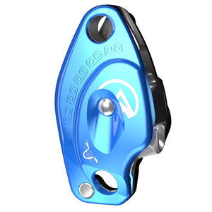 Camnal Blue Outdoor Descender 15KN 10-12mm Rope Climbing Lift Retarder High Altitude Operation Protector