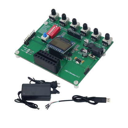 J1939 Simulator OBD II Simulator OBD2 ECU Simulator with 0.96" OLED Screen only for J1939 Protocol