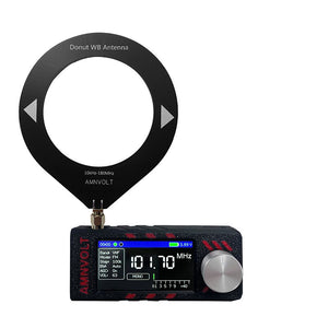 Upgraded Version ATS Mini V3 SI4732 Full Band DSP Receiver with Donut WB Antenna and Telescopic Antenna
