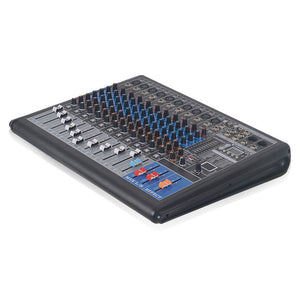 Professional 20-Channel Mixing Console Bluetooth5.0 USB Stage Audio Mixer Built-in DSP 99 Digital Effects