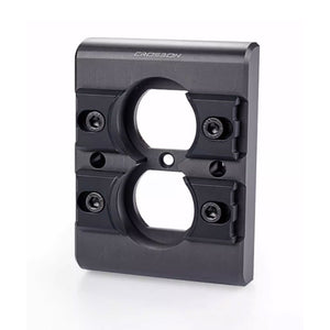 Crosbon Pure Aluminum Wall Outlet Panel American Standard HIFI Wall Socket Panel w/ Soft Rubber Pad