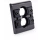 Crosbon Pure Aluminum Wall Outlet Panel American Standard HIFI Wall Socket Panel w/ Soft Rubber Pad