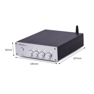 BRZHIFI DP8 Bluetooth5.3 Digital Power Amplifier Stereo 50Wx2 TPA3116 Class D Amplifier Built-in Switch Power Supply