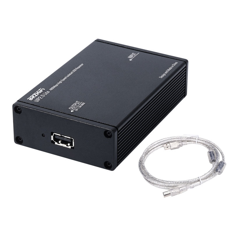 BRZHIFI UIP2.0 Lite HiFi Isolation Purifier 480Mbs High Speed USB2.0 Audio Isolator Ultra-low Noise for Computer DAC