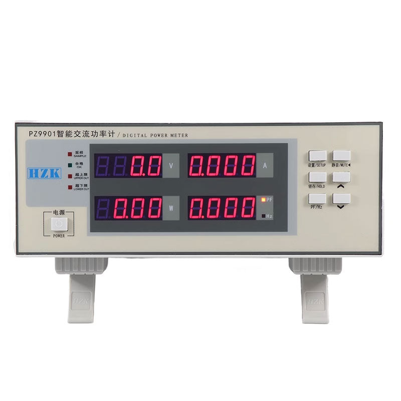 HZK 3-600V Intelligent AC Power Meter Digital Power Meter (PZ9901 20A AC w/ Alarm without USB Port)