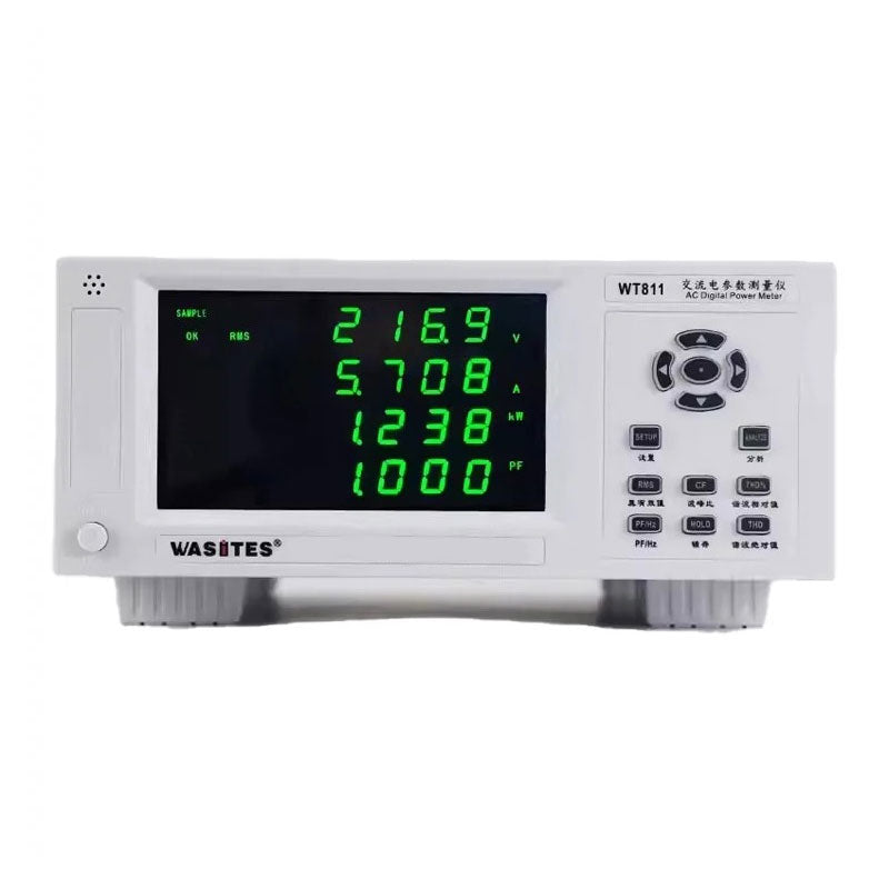 WASITES WT811 3-600V Harmonic-Type Electric Parameter Tester AC Digital Power Meter with RS232/RS485 Port