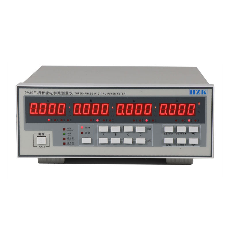 HZK 9930 3-600V Three-Phase Digital Power Meter Electric Parameter Tester AC Power Meter PZ9930 80A