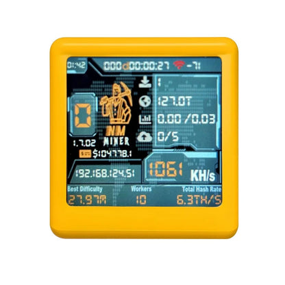 Nerdminer V2 NM Intelligent Television ESP32 BTC SOLO Lottery Miner Support Smart Desktop Clock