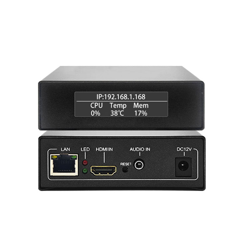 EN_HHN01 Single Input 1080P60 HDMI-compatible Encoder Video to network STR/H.265 Video Encoder PC Monitoring NVR