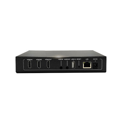 EN_HHN03 Dual Input 1080P Multifunctional Video Encoder 2xHDMI-compatible Input Encoder for Live Streaming/NVR