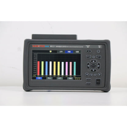 WASITES WS31 10CH Handheld Multi-Channel Temperature Recorder Supports Thermocouples and Pt100 RTD