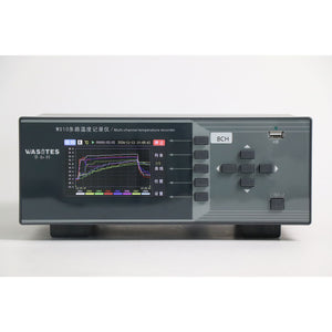 WASITES WS10-8 8CH Multi-Channel Temperature Recorder Temperature Logger with 4.3-Inch True-Color LCD