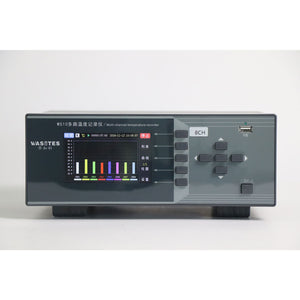 WASITES WS10-8 8CH Multi-Channel Temperature Recorder Temperature Logger with 4.3-Inch True-Color LCD
