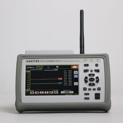 WT310 10CH Multi-Channel Temperature Analyzer for Thermocouple RTD (PT100) &amp; Humidity Acquisition