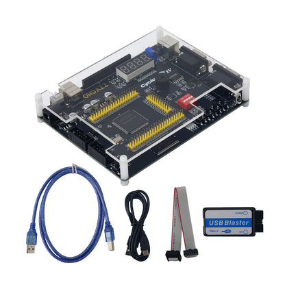 USB Blaster Programmer with FPGA Development Board (EP4CE6 E22C8N) and Cables for Programming