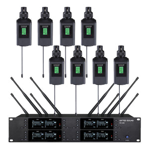 PM-608 One-to-Eight 612.5-667.25MHz U-band Professional Wireless Transmitter and Receiver for Conference Microphones