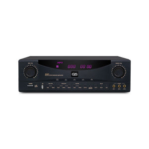GS GSQ-250 250W Power Amplifier Bluetooth High Power KTV/Home Audio Amplifier Support 6-Channel Microphone Input