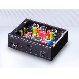 BT03 HiFi Bluetooth5.3 Player 87-108MHz Stereo High Sensitivity FM Receiving Lossless USB Flash Drive Coaxial Decoder