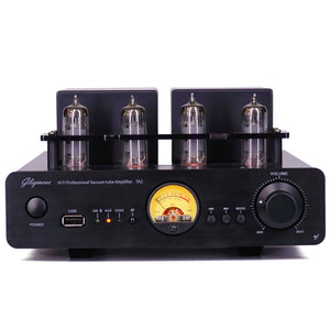 Black TA2 HiFi 6K4 Electronic Tube Amplifier 100W+100W Bluetooth5.3 Lossless Vacuum Tube Power Amplifier