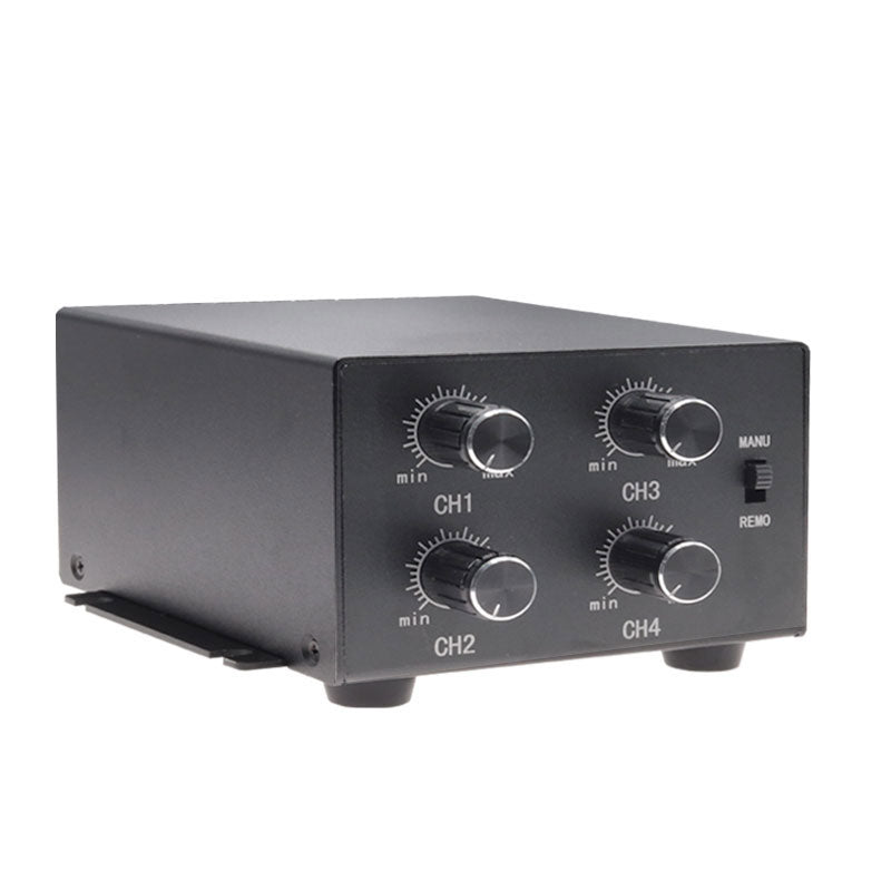 4CH Machine Vision Light Controller AC 100-240V 24V 100W Designed for Industrial Product Inspection