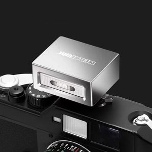MEDALight F1 Mini Flash Small Camera Flash with (Silver) Metal Case for Canon Sony Fujifilm Olympus