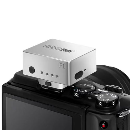 MEDALight F1 GN10 6200K±400K Mini Flash Camera Flash (Silver) for DSLR and Mirrorless Cameras Ricoh