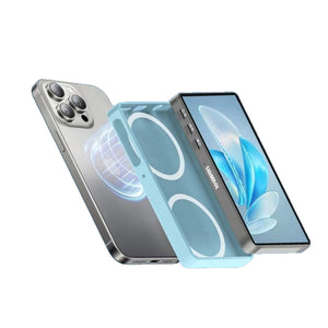 SHIMBOL CP5 Lite 1080P 5" Smartphone Rear Camera Selfie Monitor Selfie Screen (Gray Silicone Case)