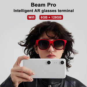 XREAL Beam Pro AR Glasses Terminal (Wifi 6GB + 128GB) with Dual 50MP 3D Cameras + 8MP Front Camera