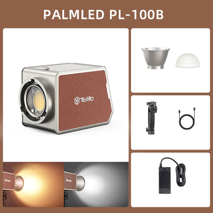 Tolifo PALMLED PL-100B 100W Fill Light 2700K-6500K Video Light (Standard Version) + Power Adapter