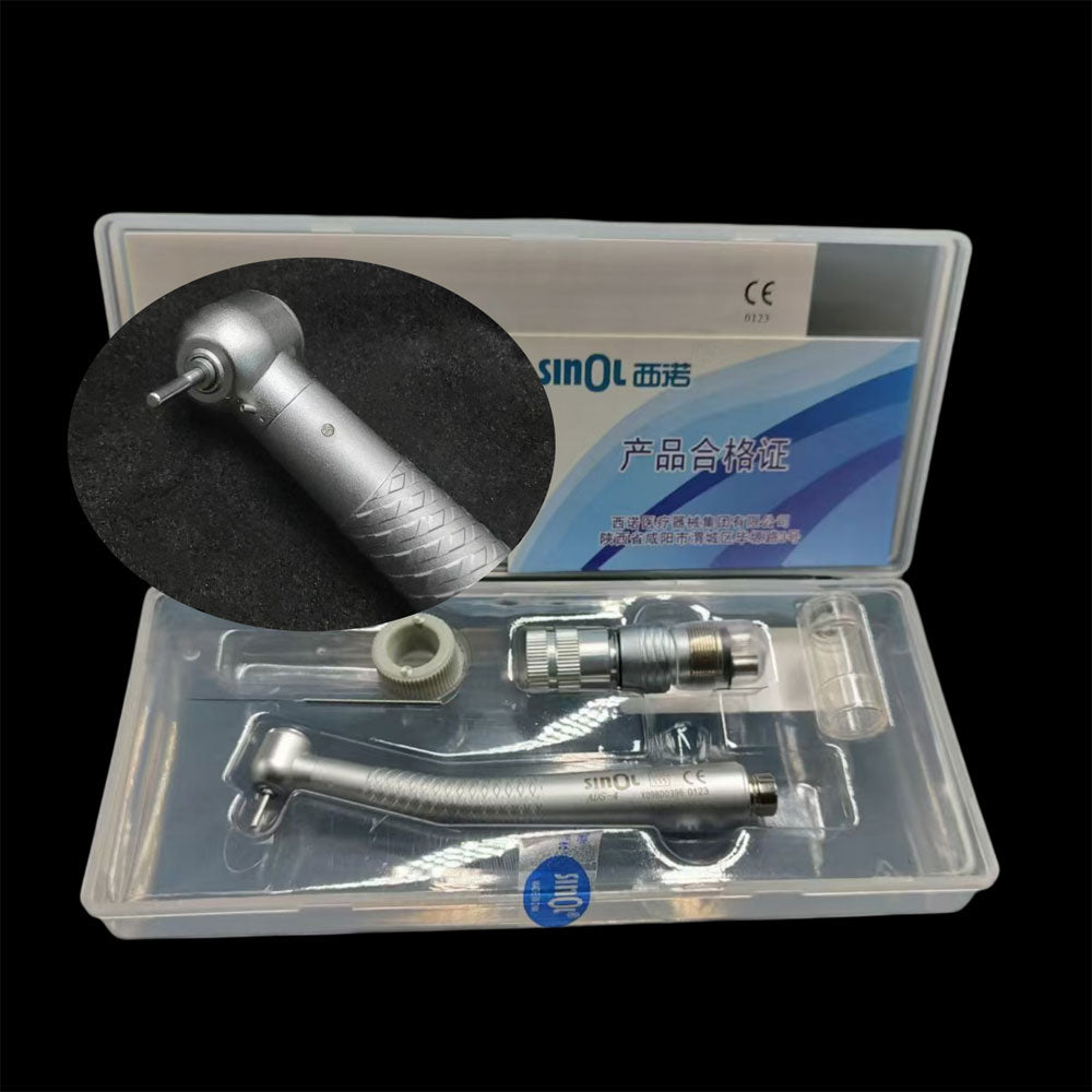 SINOL ADS-4 Dental Handpiece High-Speed Air Turbine Handpiece (Single-Point Spray and Quick Coupling)